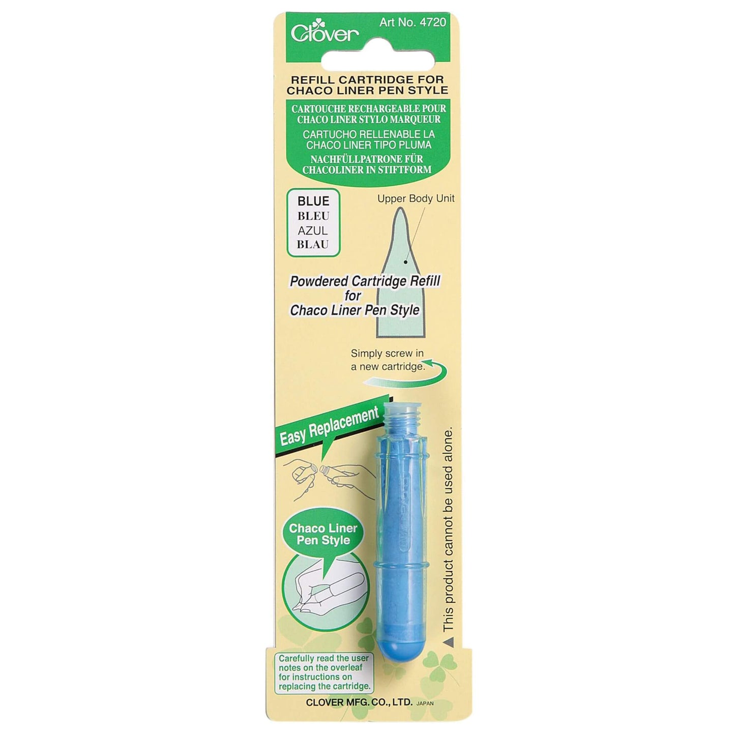 Chaco Liner Pen Refill - Clover - Blue