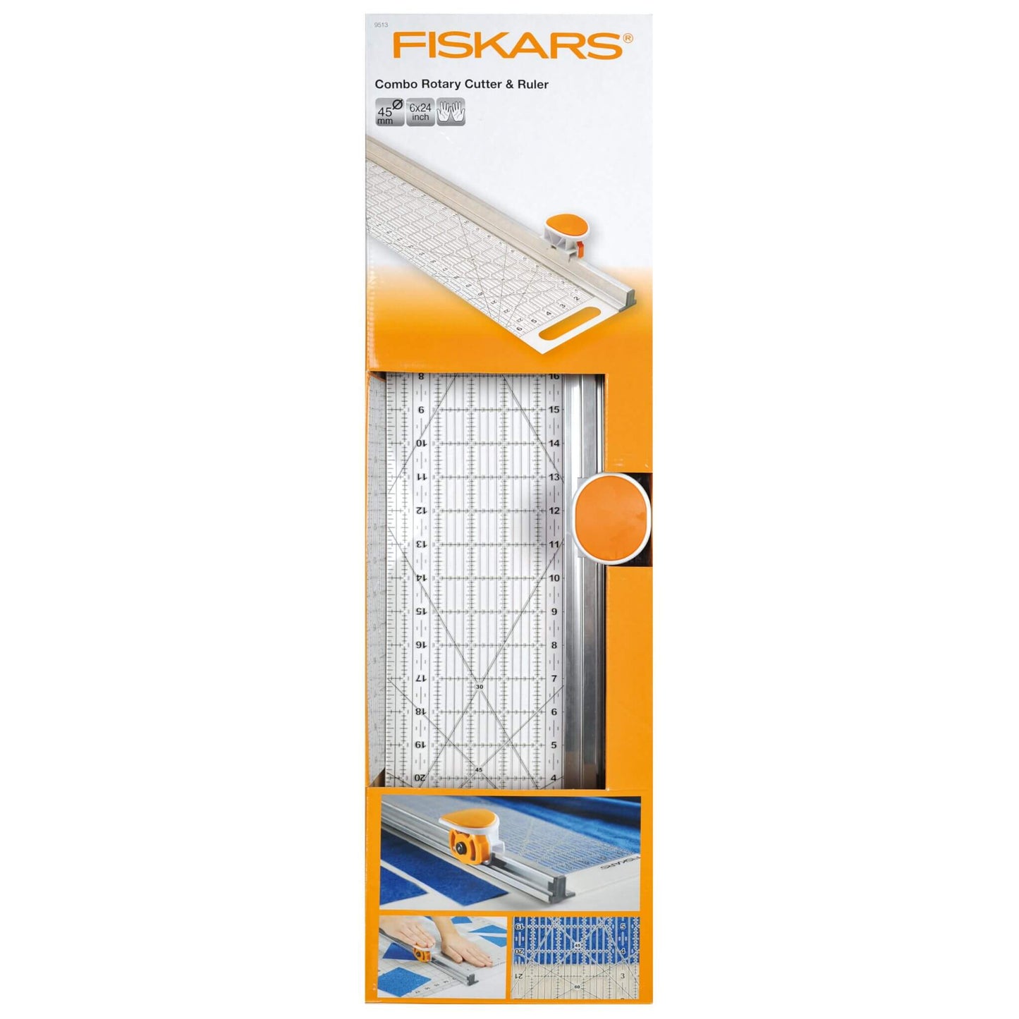 Fiskars Rotary Cutter & Ruler Combo