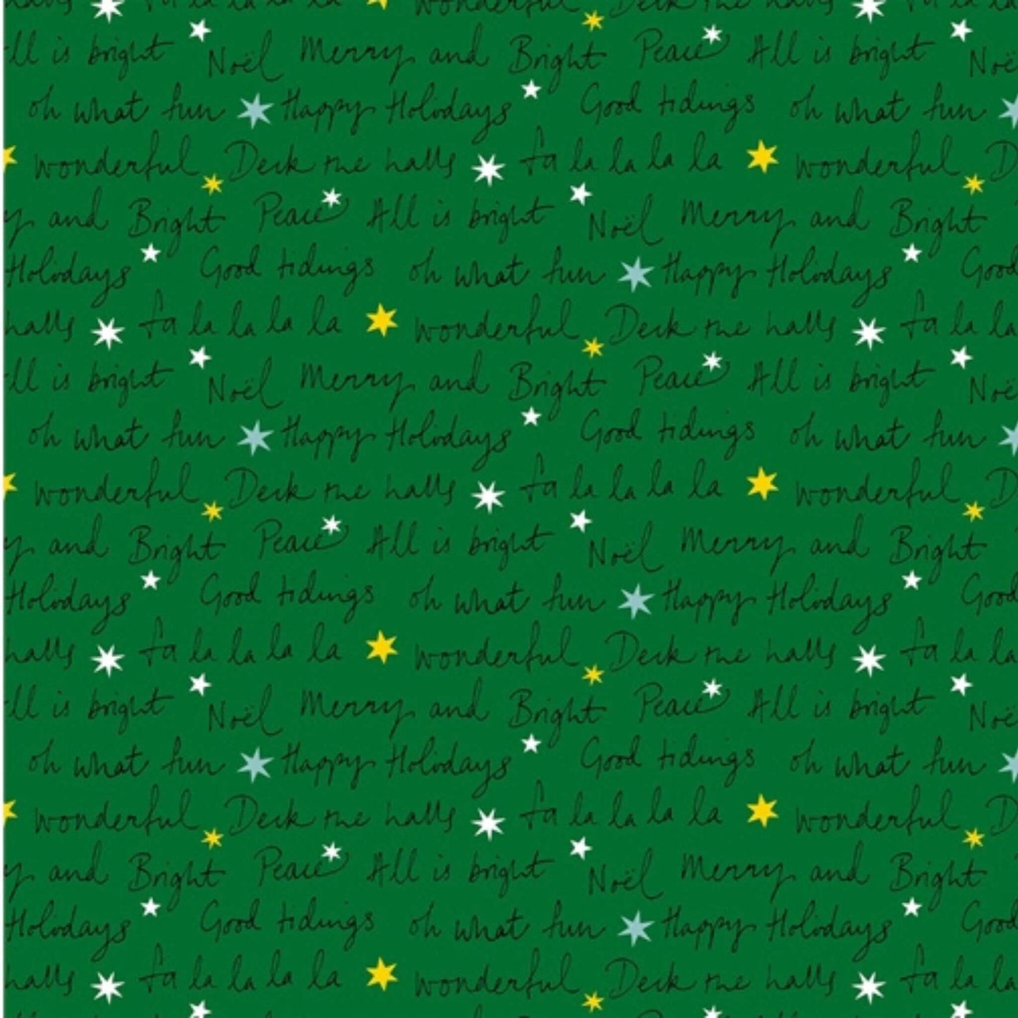 Well Wishes - Deck The Halls Fabric Range - Liberty Fabrics