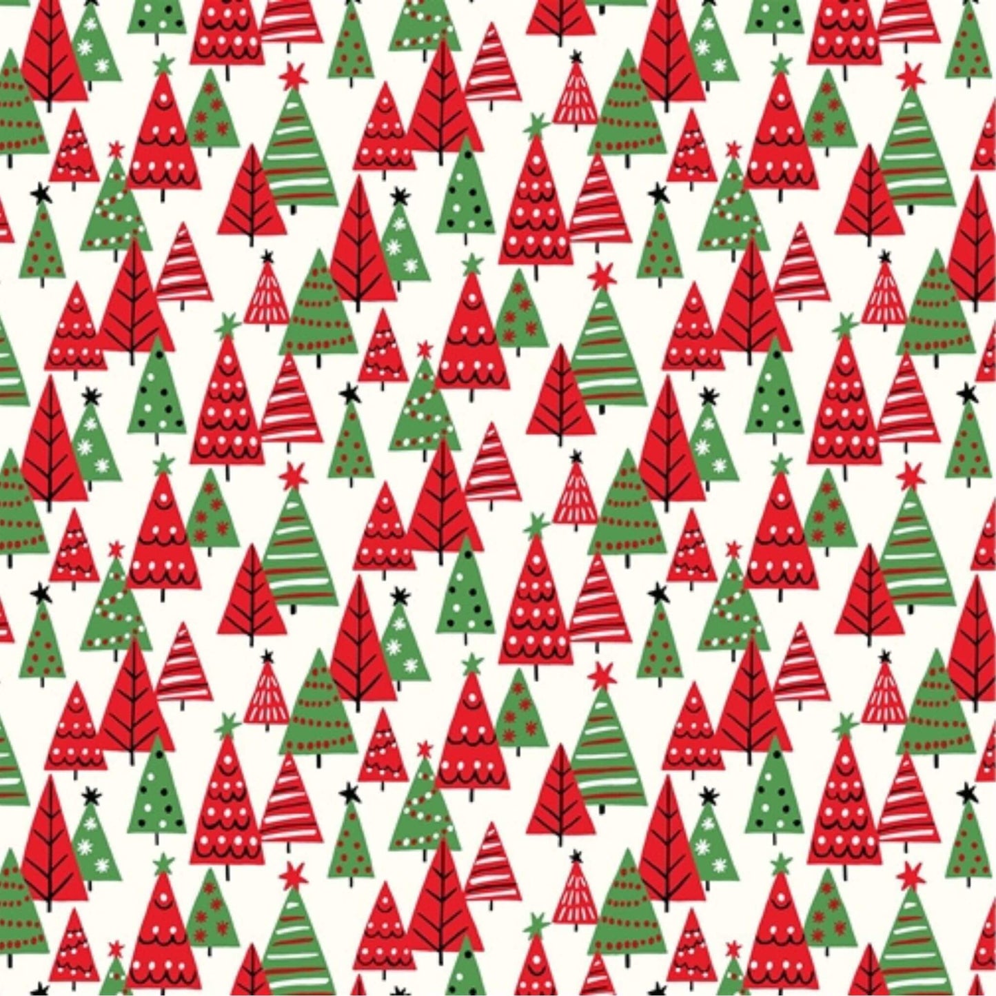Happy Forest - Deck The Halls Fabric Range - Liberty Fabrics