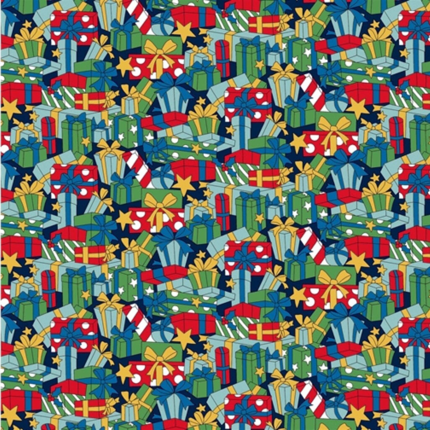 Present Surprise - Deck The Halls Fabric Range - Liberty Fabrics