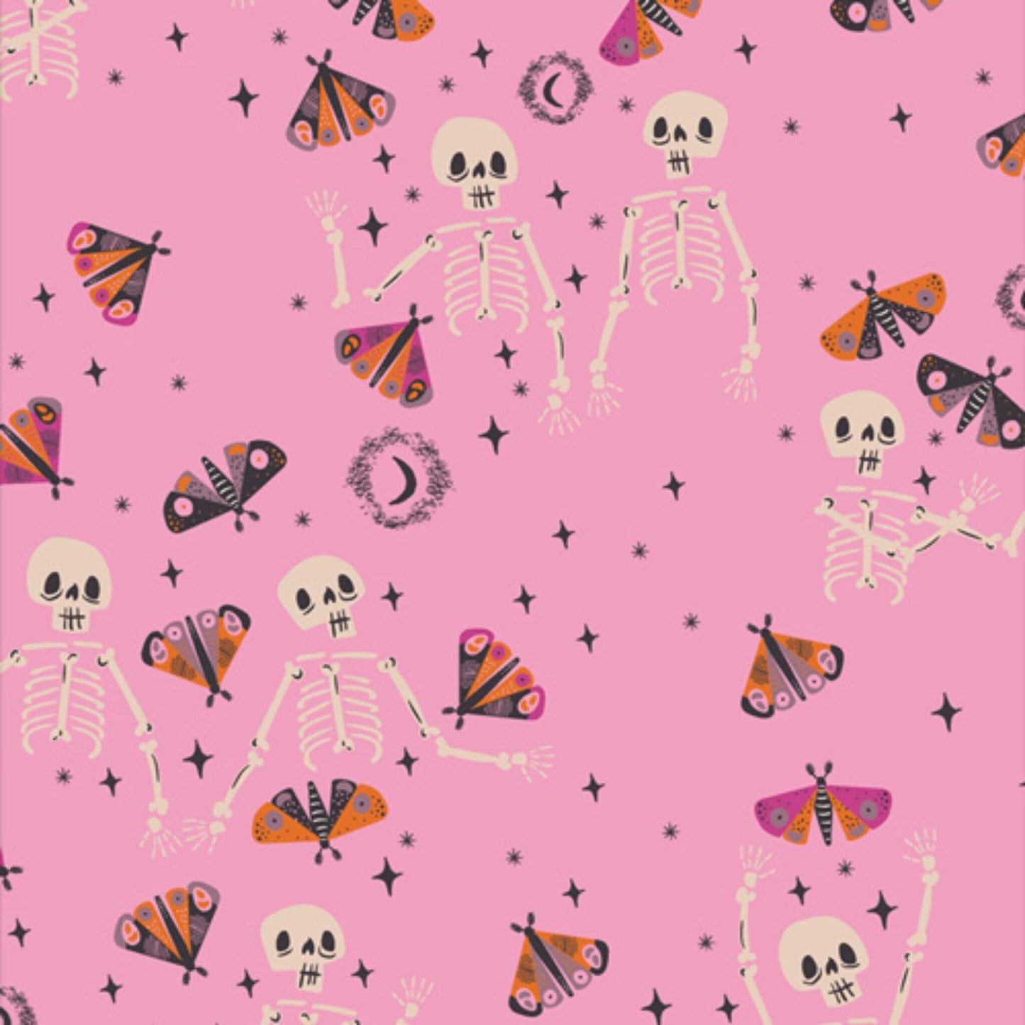 Bone to be Wild - Sweet 'n Spookier Fabric Range - Art Gallery Fabrics (AGF)