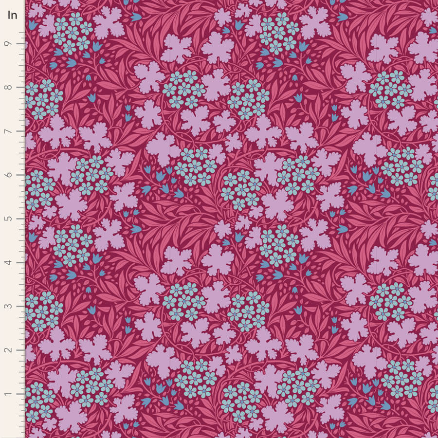 Autumn Bloom - Tilda Hibernation Fabric Range - Old Rose