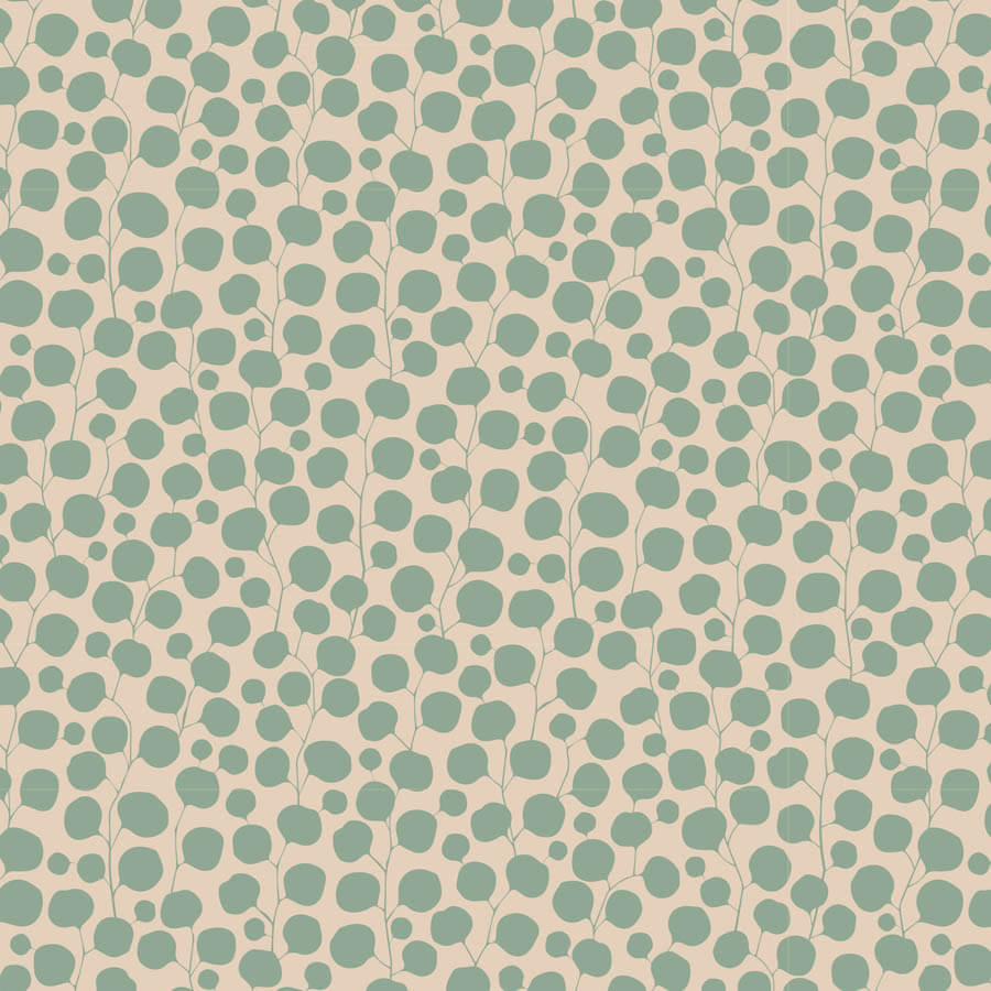 Eucalyptus - Tilda Hibernation Fabric Range - Sage