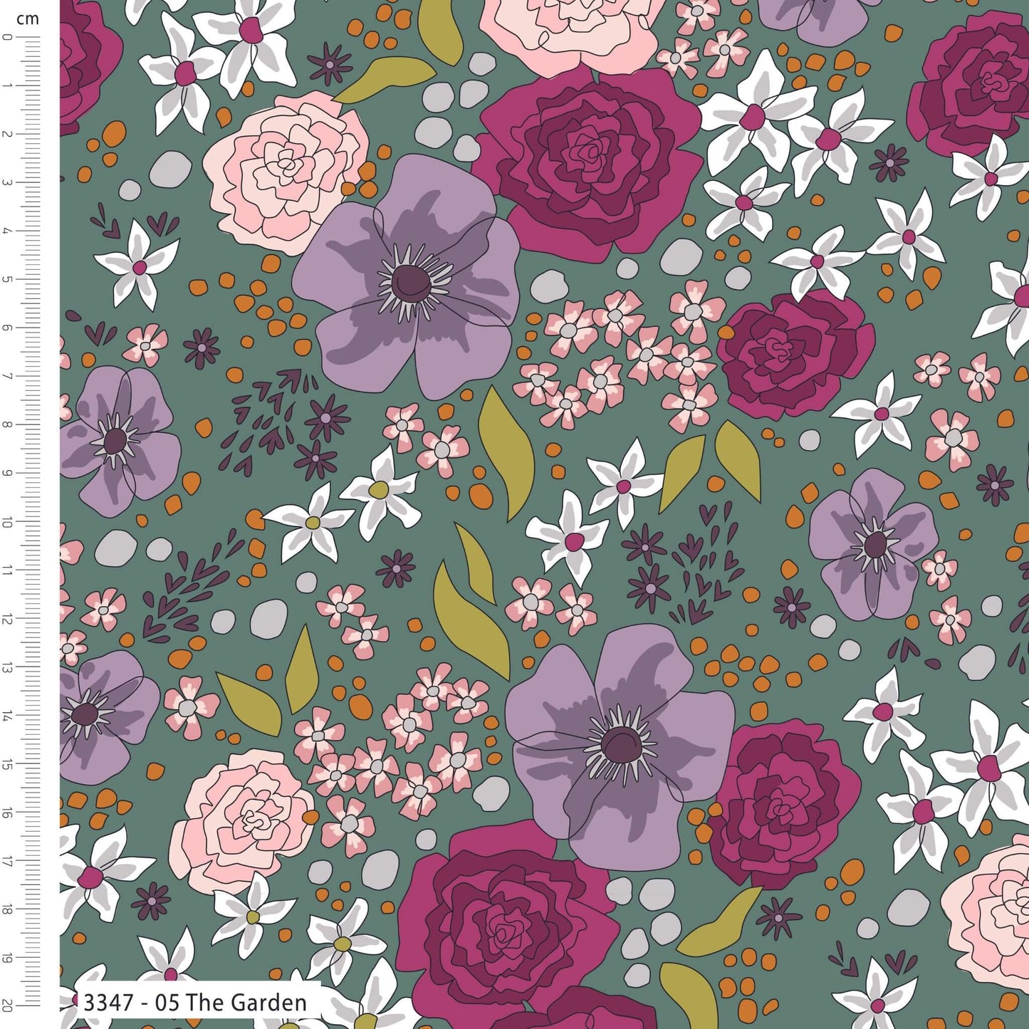 The Garden - Midnight Meadows Fabric Range - The Crafty Lass