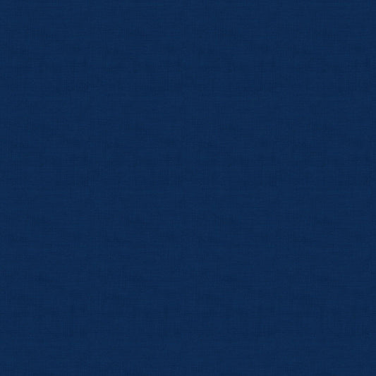 Navy Blue (1473/B10) - Linen Texture range of fabric by Makower