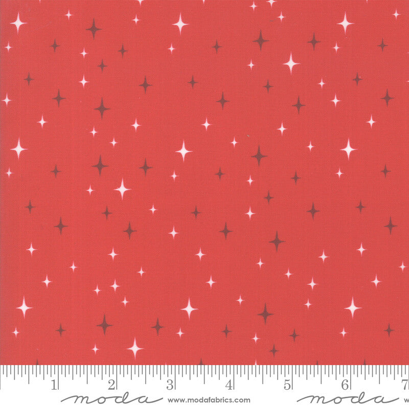 Star - Northern Fabric Range - Moda Fabrics - Red
