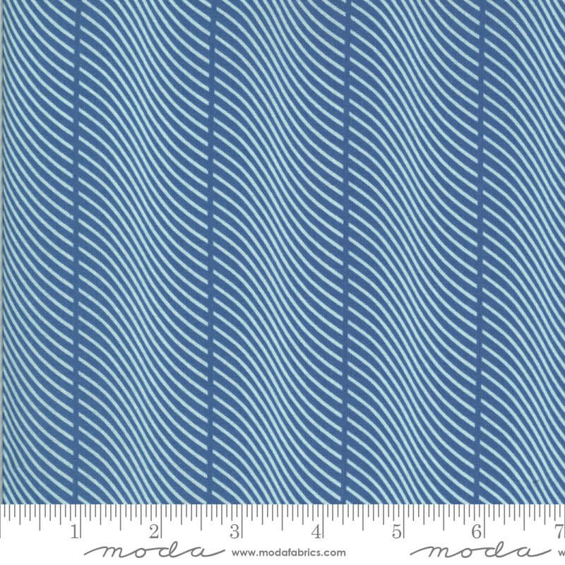 In The Wild - Winkipop Fabrics Range - Moda Fabrics - Blue