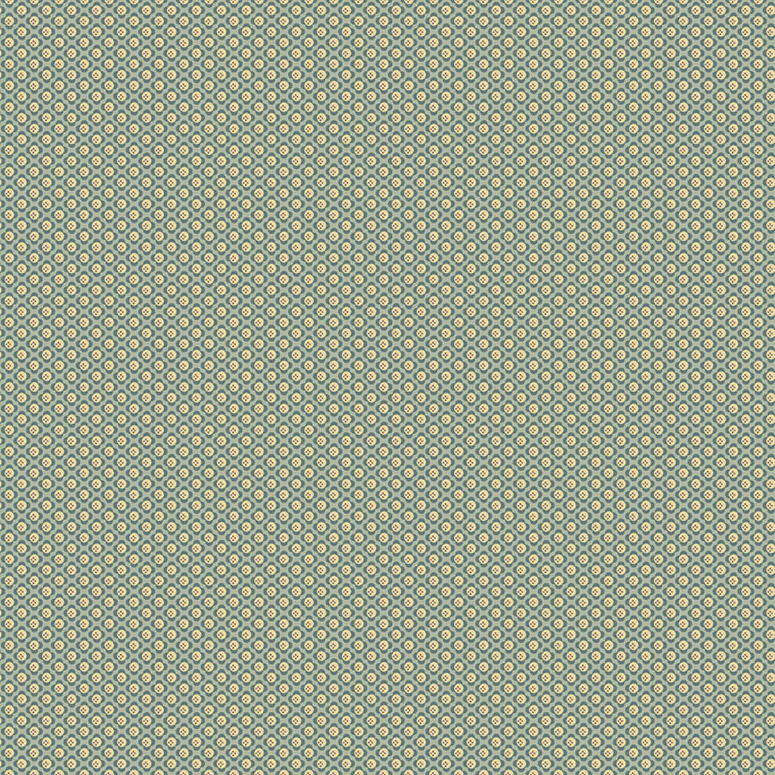 Forget Me Not - Practical Magic Fabric Range - Makower - Light Teal