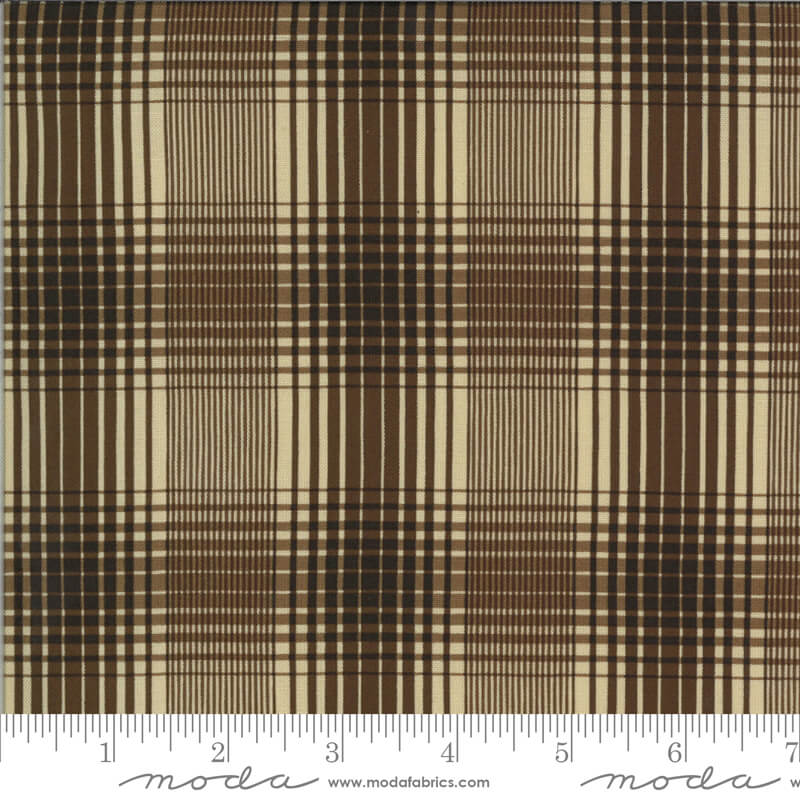 Checked - Elinore's Endeavor - Moda Fabrics - Chocolate