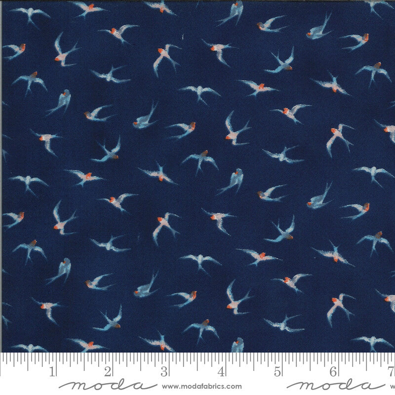 Flying Hi - Lulu Fabrics Range - Moda Fabrics - Navy