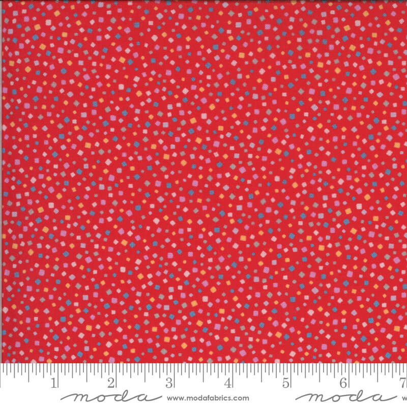 Confetti - Lulu Fabrics Range - Moda Fabrics - Geranium