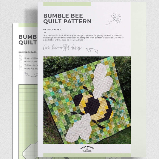 Bumble Bee Quilt Pattern By Tracy Perks