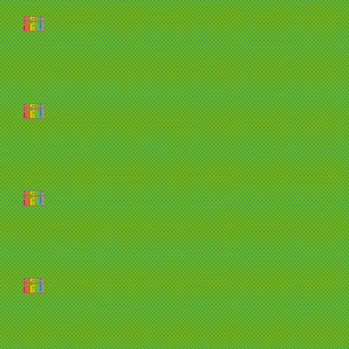 Abacus Dot - Ellipse Fabric Range - Andover - Green