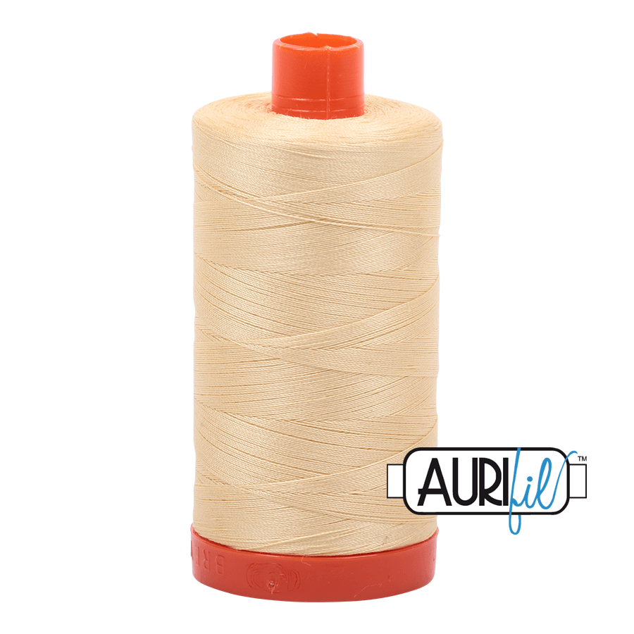 Aurifil Cotton Thread - 50's Weight - 1300 metres - Champagne (2105)