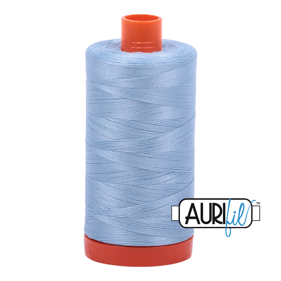 Aurifil Cotton Thread - 50's Weight - 1300 metres - Robins Egg (2715)