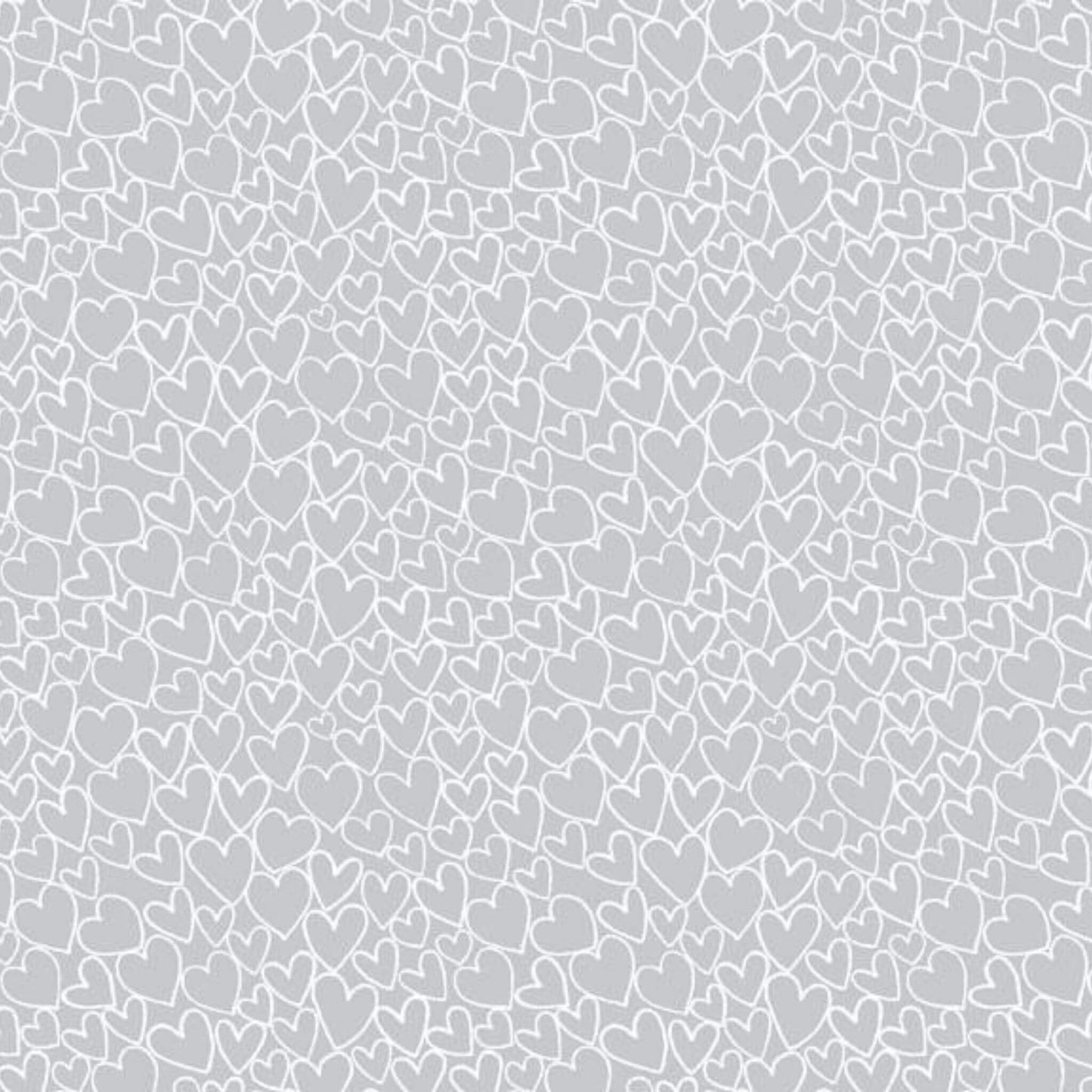 Pewter Heart (1909/S3) - Essentials range of fabric by Makower