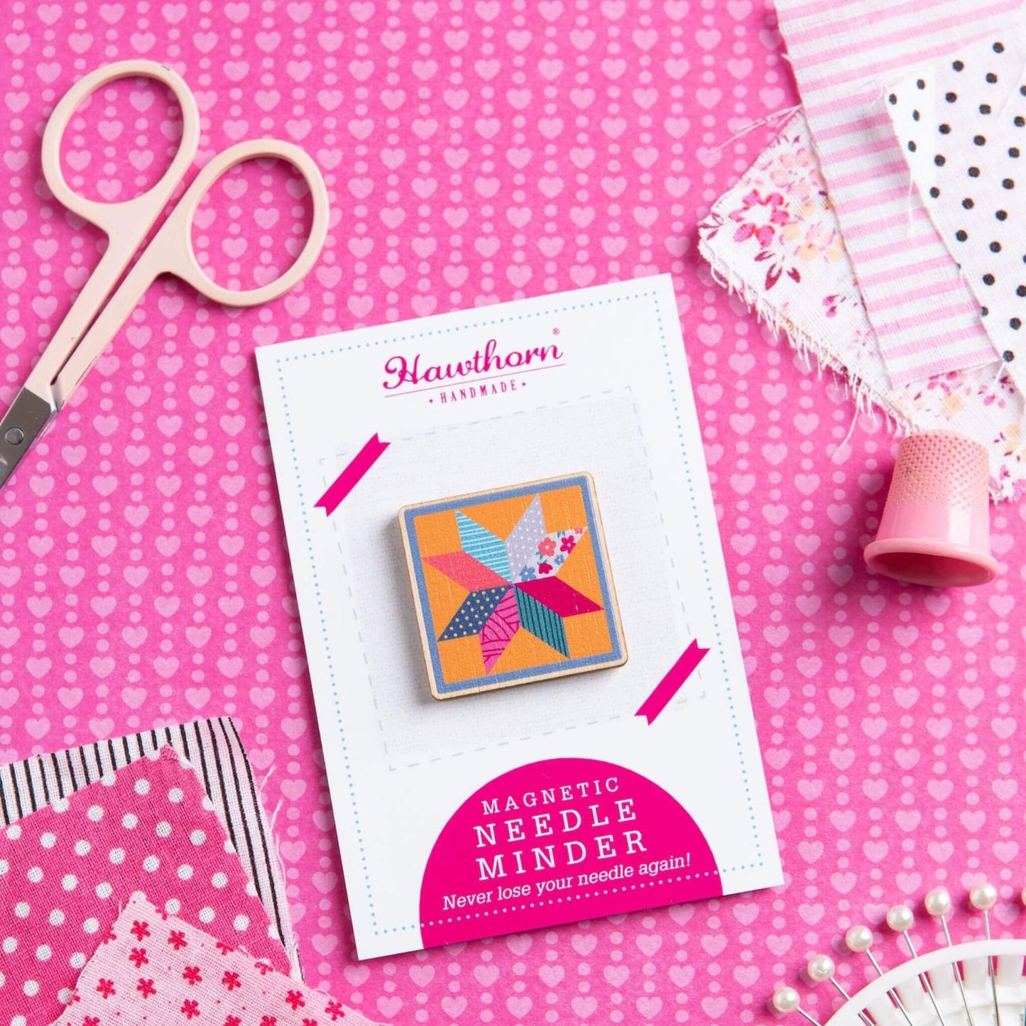 Quilt Block Needle Minder by Hawthorn Handmade