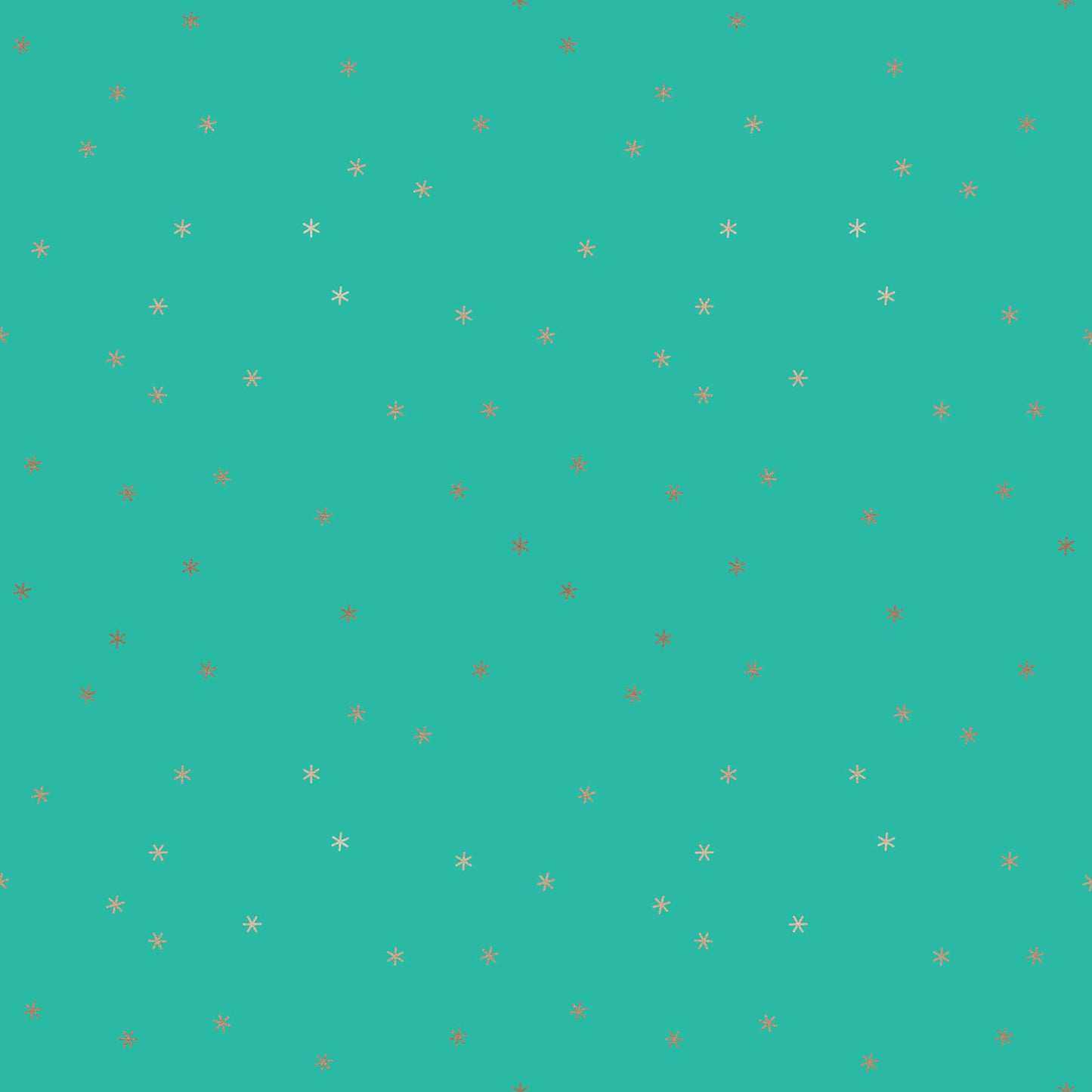 Metro Floral Basic Star - Camellia Fabric Range - Moda Fabrics - Turquoise