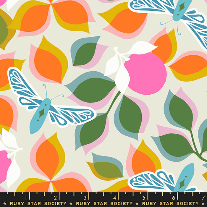 New Leaf - Stay Gold Fabric Range - Moda Fabrics - Cream