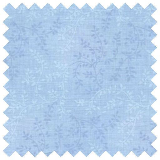 Tonal Vineyard Extra Wide (108 inch) Fabric Range - Kingfisher Fabrics - Baby Blue