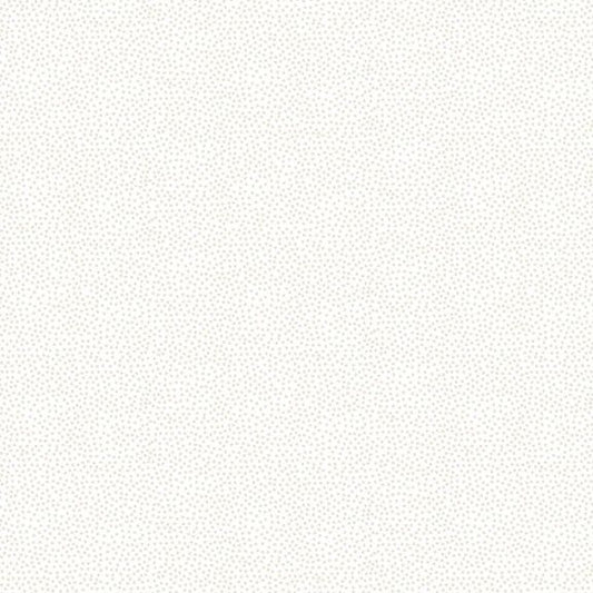 White on White Mini Dot (302/W1) - Essentials range of fabric by Makower