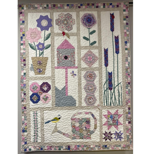 Enchanted Garden Sampler Quilt - 12 week Course - Starting Saturday 13th January 2024 (Mornings)