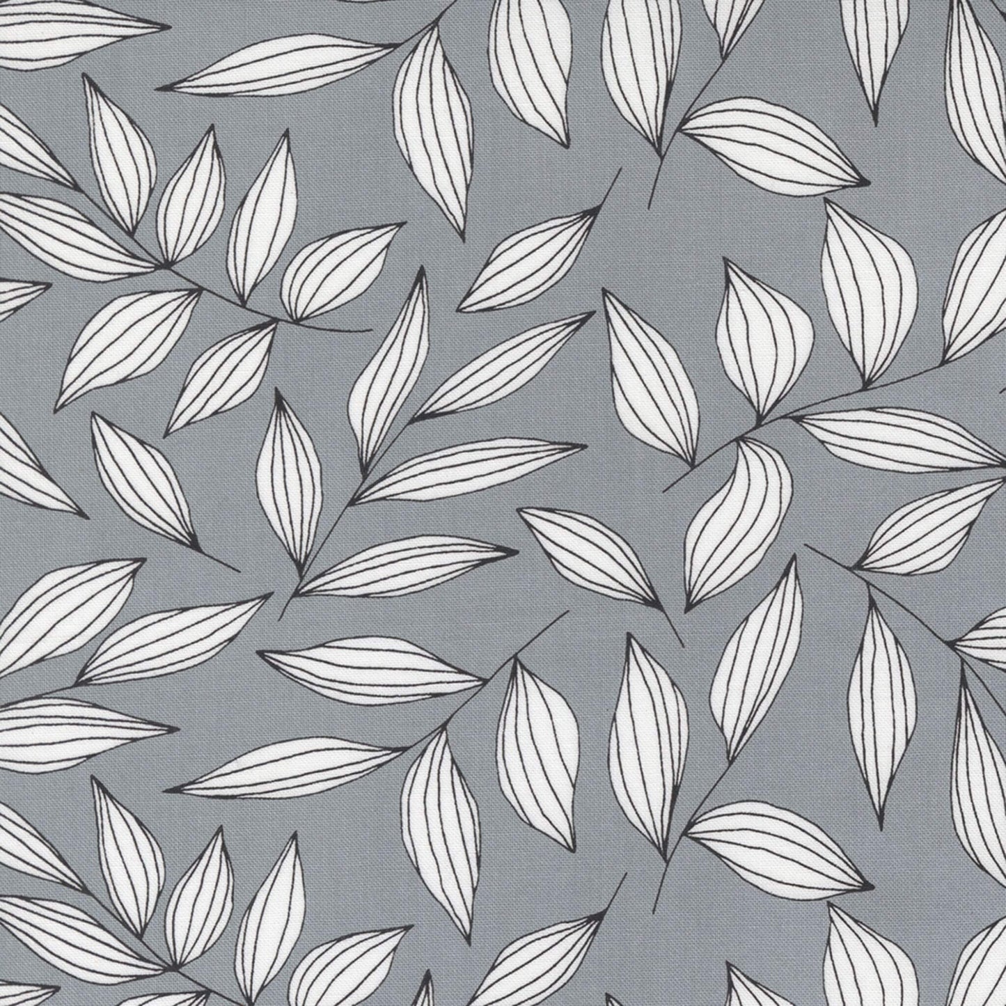 Leaf - Create Fabric Range by Alli K Design for Moda Fabrics - Steel