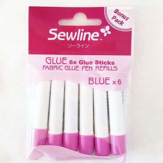 Glue Stick Refill x 6 for Sewline Fabric Glue Pen