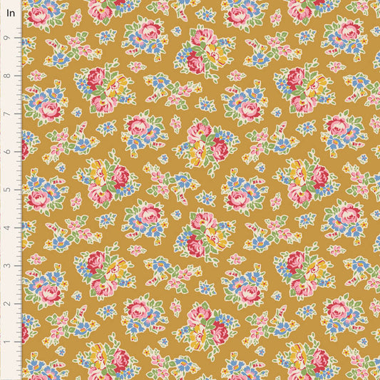 Sue - Tilda Jubilee Fabric Range - Mustard
