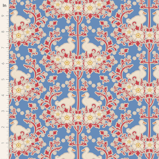 Duck Nest - Tilda Jubilee Fabric Range - Blue