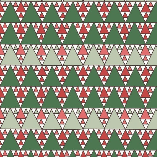 Evergreen Glade - A Woodland Christmas Fabric Range - Liberty Fabrics - Warm