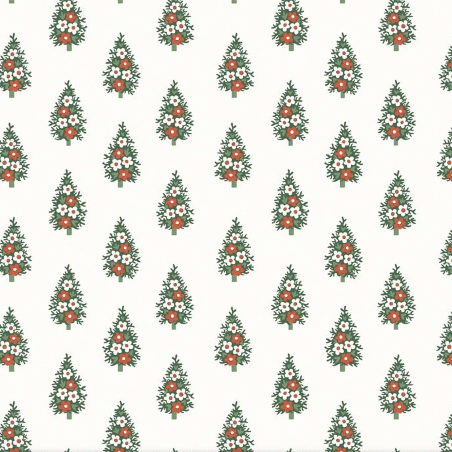 Winter Pine - A Woodland Christmas Fabric Range - Liberty Fabrics - Warm