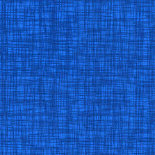 Linea Fabric Range - Makower - Electric Blue