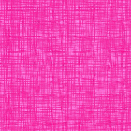 Linea Fabric Range - Makower - Hot Pink
