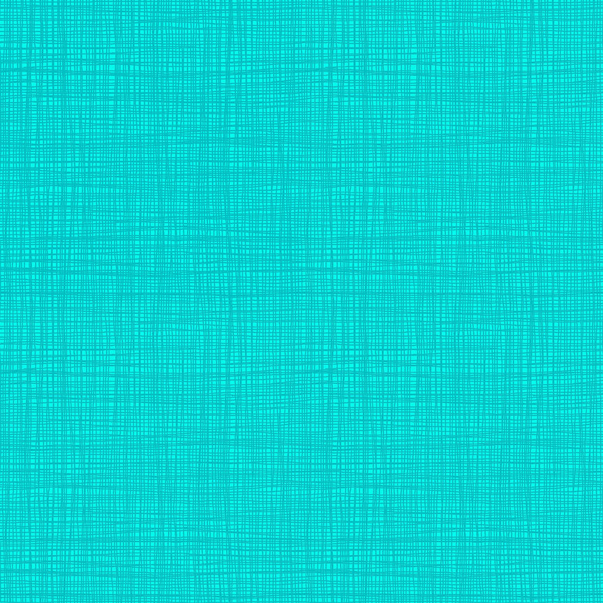 Linea Fabric Range - Makower - Aruba Turquoise