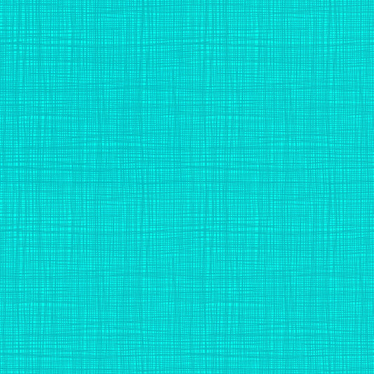 Linea Fabric Range - Makower - Aruba Turquoise