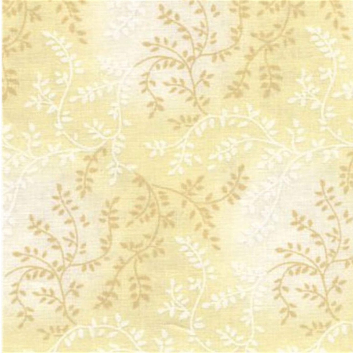 Tonal Vineyard Extra Wide (108 inch) Fabric Range - Kingfisher Fabrics -  Lemon Yellow