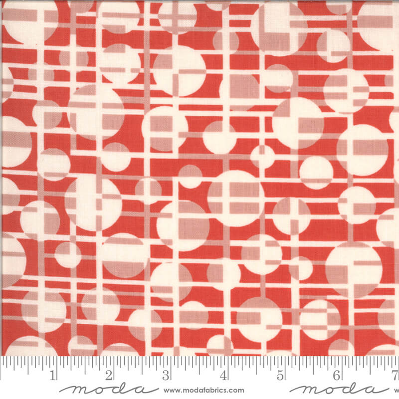 Sea Foam - Winkipop Fabrics Range - Moda Fabrics - Red