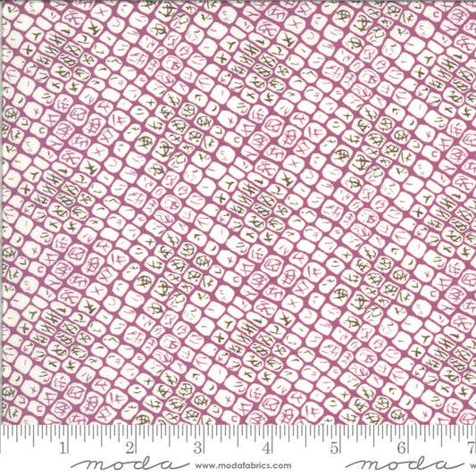 Coral - Winkipop Fabrics Range - Moda Fabrics - Purple