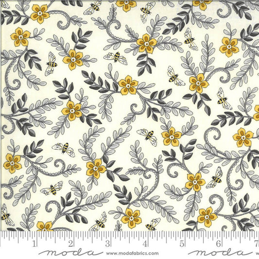 Foilage and Floral - Bee Grateful - Moda Fabrics - Parchment