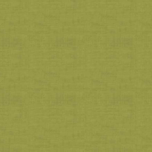 Moss Green (1473/G6) - Linen Texture range of fabric by Makower