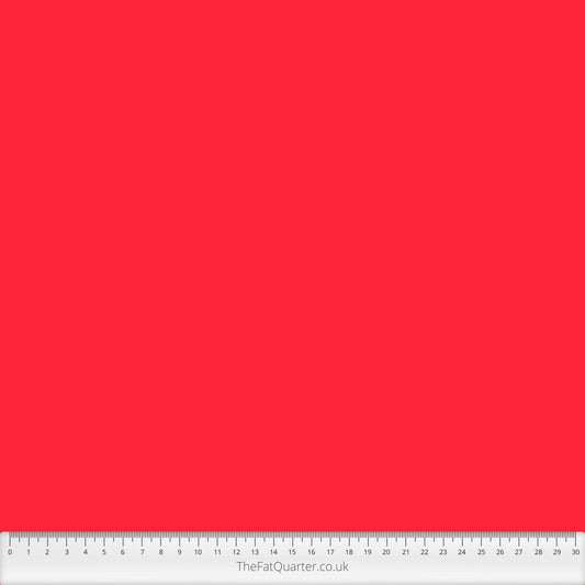 Poppy Red (2000/R05) - Spectrum Plains range of fabric by Makower