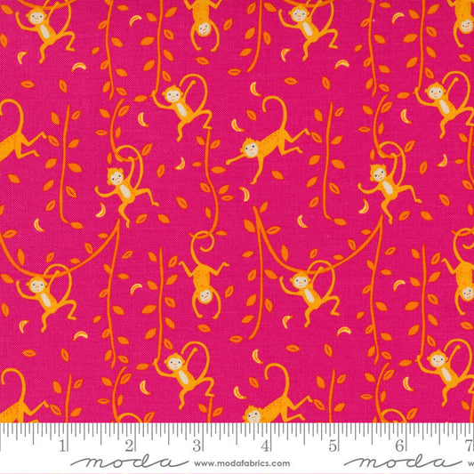 20784-16 - Jungle Paradise Fabric Range - Moda Fabrics - Pink