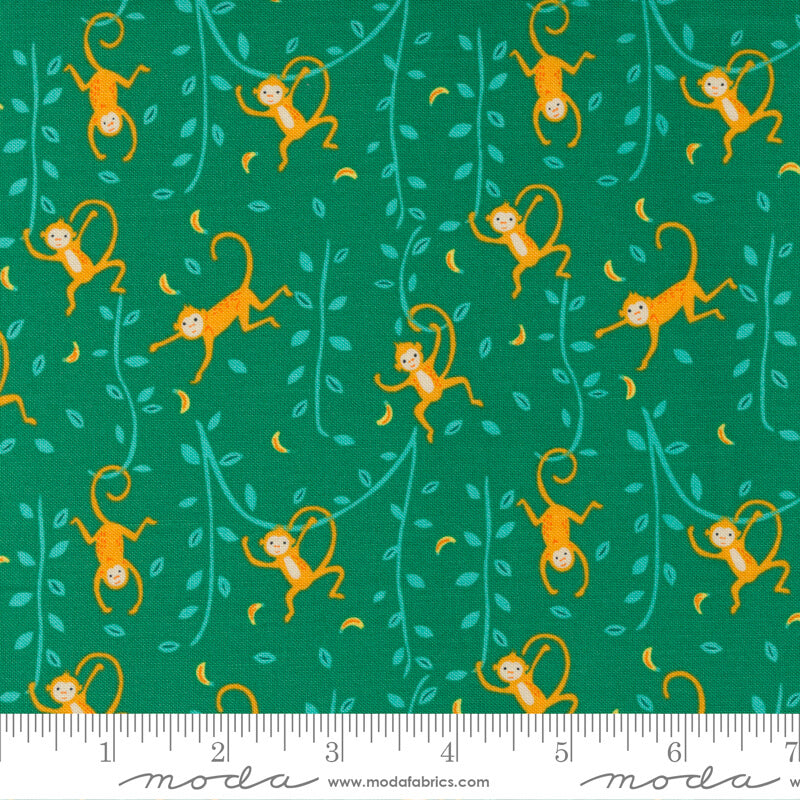 20784-21 - Jungle Paradise Fabric Range - Moda Fabrics - Green