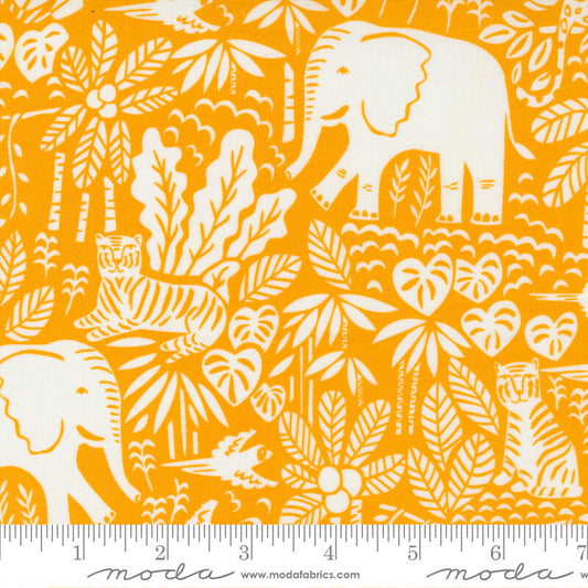 20785-14 - Jungle Paradise Fabric Range - Moda Fabrics - Orange