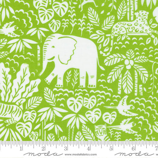 20785-19 - Jungle Paradise Fabric Range - Moda Fabrics - Green