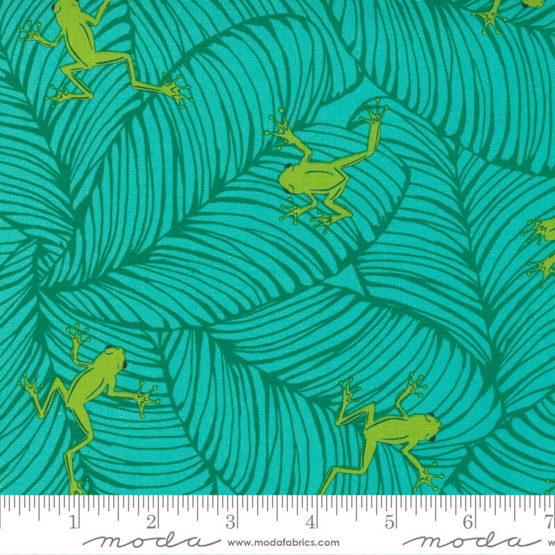 20786-18 - Jungle Paradise Fabric Range - Moda Fabrics - Green