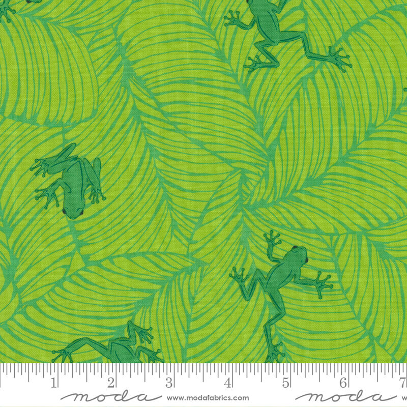20786-19 - Jungle Paradise Fabric Range - Moda Fabrics - Green
