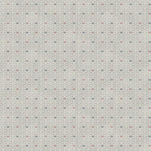 Trellis - Tranquility Fabric Range - Makower - Grey